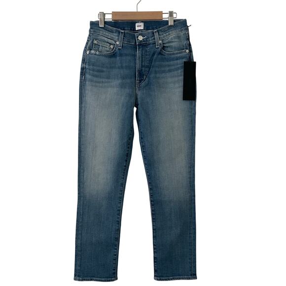 Edwin Women's Bree Mid-Rise Slim Skinny Denim Jeans Ventura Medium Wash 27 New - Picture 1 of 9